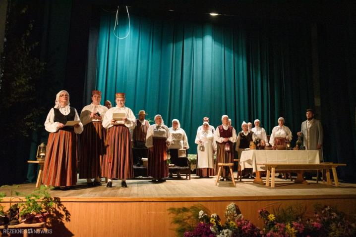 Etnogrāfiskā ansambļa "Rikava" 70 darbības gadu jubilejas pasākums.